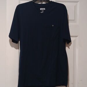 Duluth Trading Co Men's Dark Blue V-Neck Tee